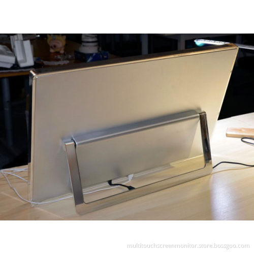 Black Touchscreen Panel Pc High Resolution Finger Touch For School / Hospital